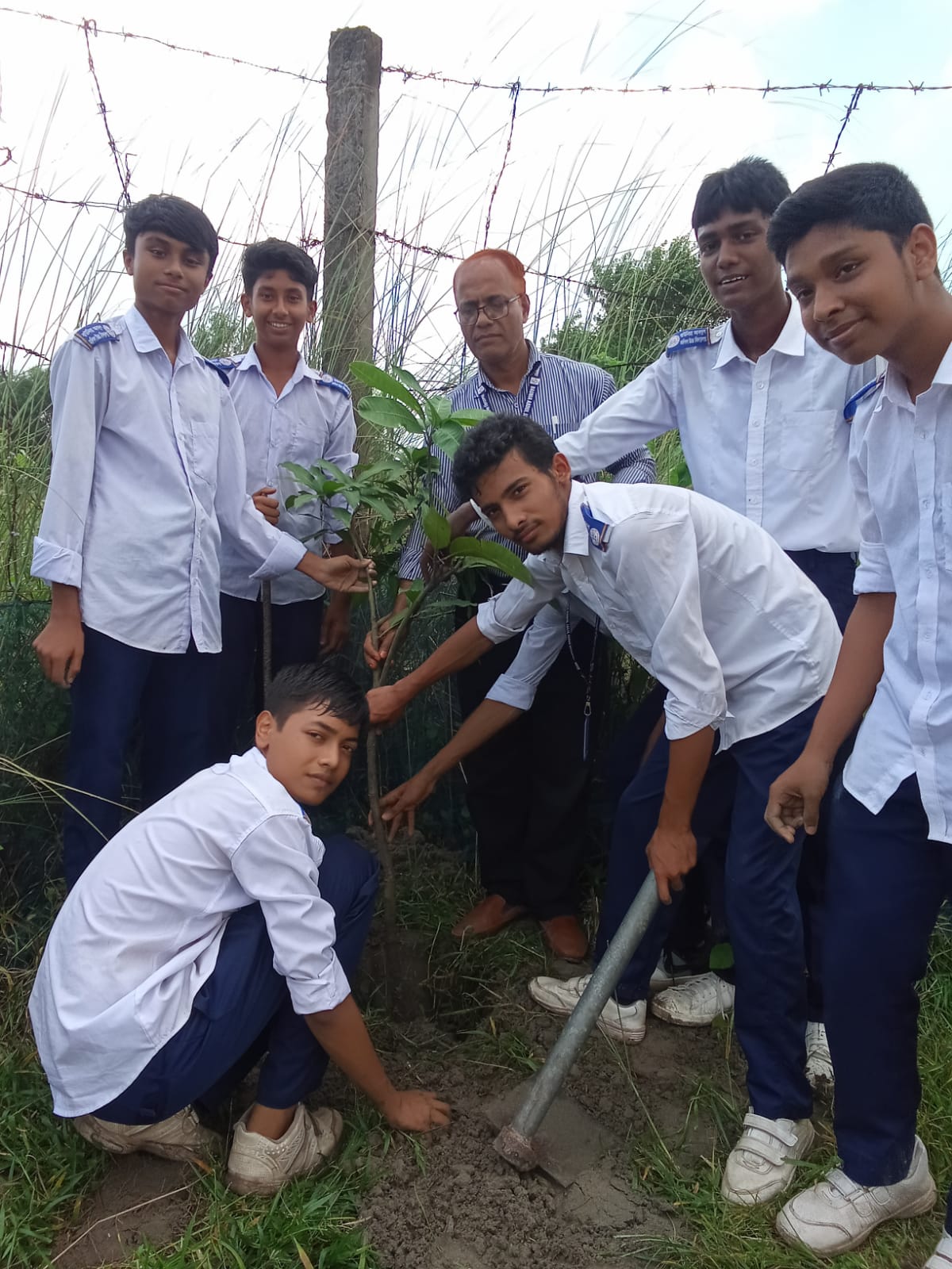 Tree plantation 2025 - Baunia Abdul Jalil High School